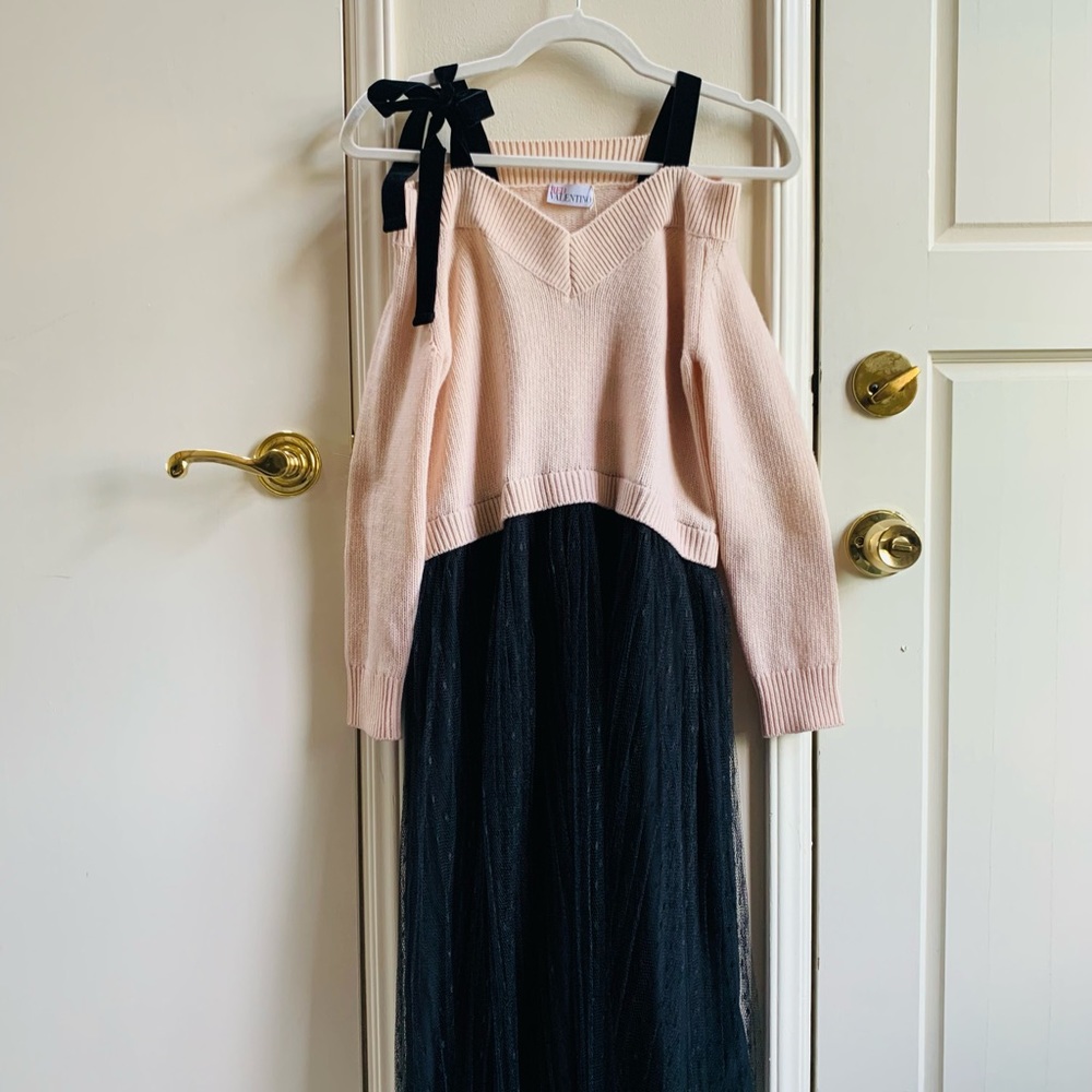 RED Valentino Dress 100% Wool Top For Fall/Winter